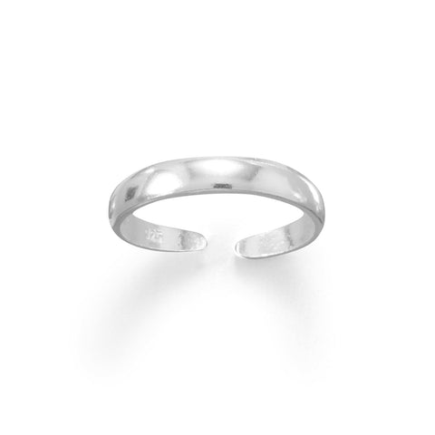 Thin Polished Toe Ring