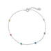 9.25" + 1" Muli Color Bead Anklet