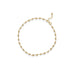 Golden Goddess! 9.5" + 1" 14 Karat Gold Plated Pyrite Bead Anklet