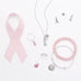 Pink Enamel Awareness Ribbon Charm