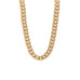 17" Gold Tone Curb Chain Toggle Necklace