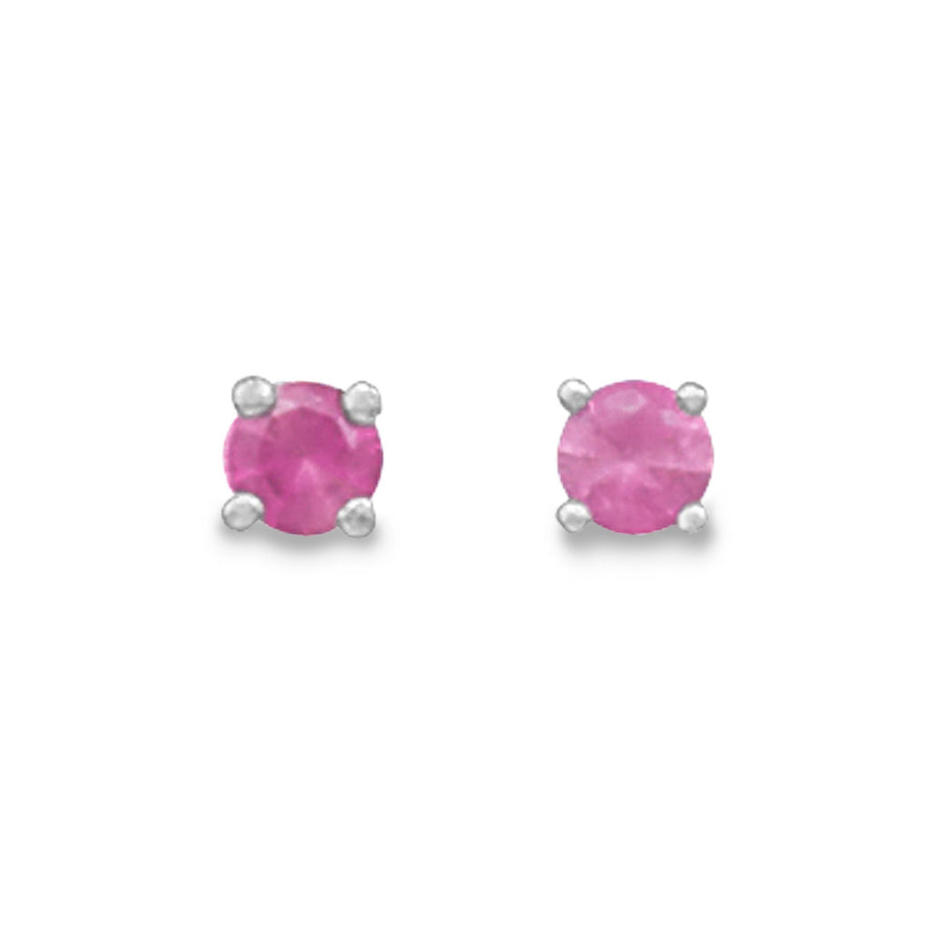 July Birthstone Stud Earrings