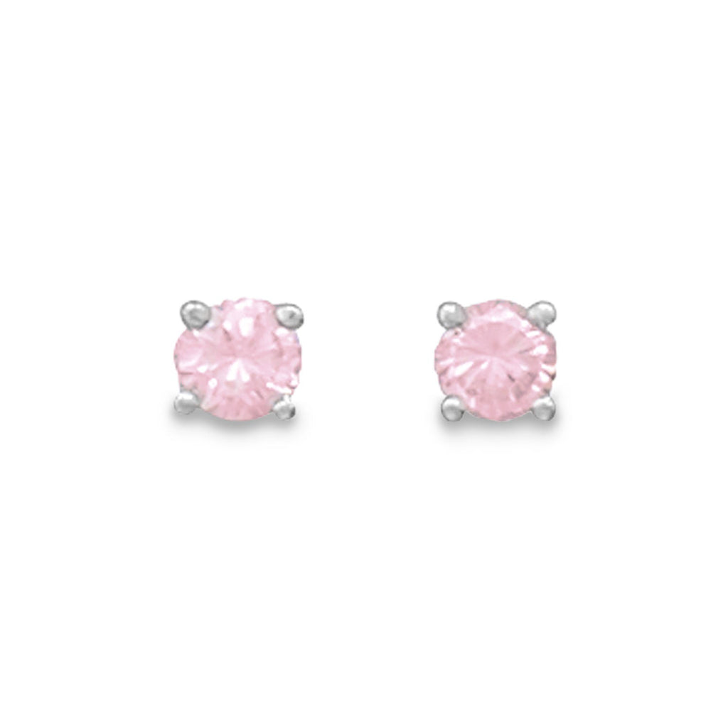 October Birthstone Stud Earrings