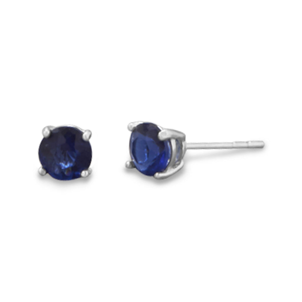 September Birthstone Stud Earrings