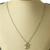 Stainless Steel Monogram Unisex Pendant Necklace - A-Z