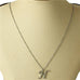 Stainless Steel Monogram Unisex Pendant Necklace - A-Z