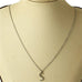 Stainless Steel Monogram Unisex Pendant Necklace - A-Z