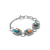 Spiny Oyster and Turquoise Toggle Bracelet