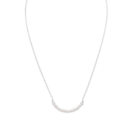 Cultured Freshwater Pearl Necklace - June Birthstone
