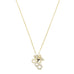 "BEE Mine!" 14 Karat Gold Plated and Signity CZ Bee Necklace