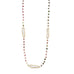24" 14 Karat Gold Plated Tourmaline and Cultured Freshwater Pearl Necklace