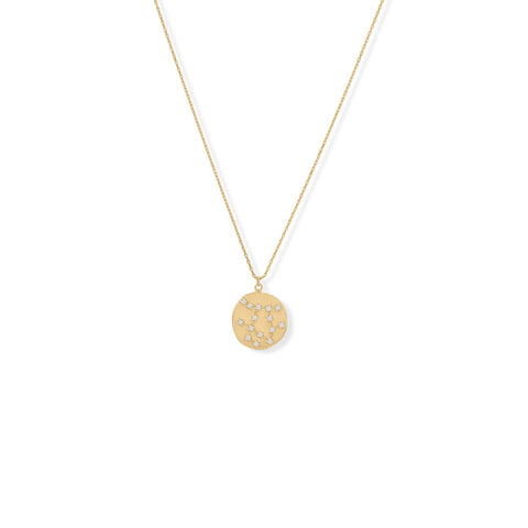 Cosmic Constellations! 16" + 2" Gemini Coin Necklace
