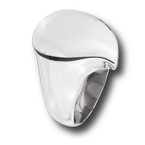 Stainless Steel Teardrop Ring