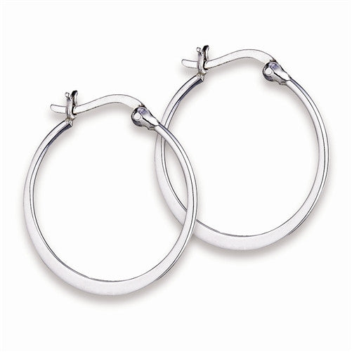 Sterling Silver Hoop Earrings - Matador Diamond