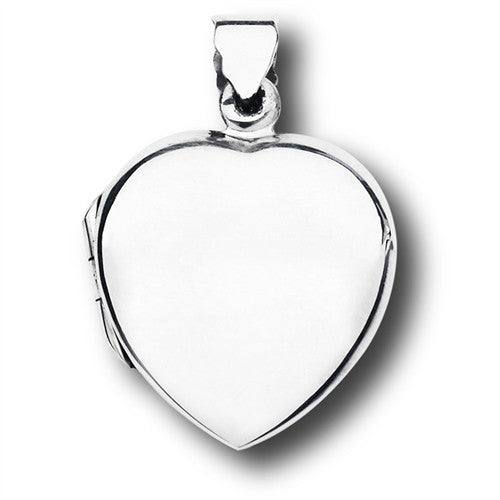 Sterling Silver High Polish Heart Locket