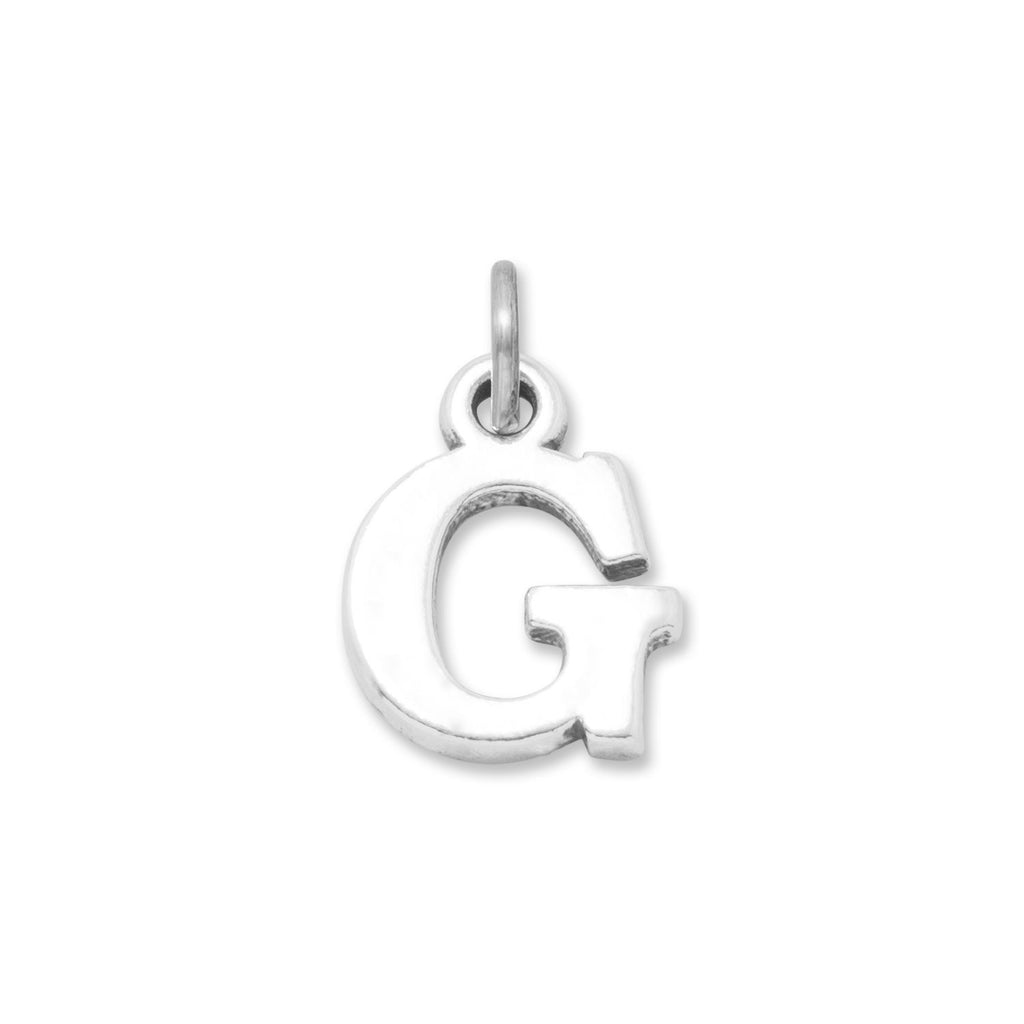Oxidized "G" Charm