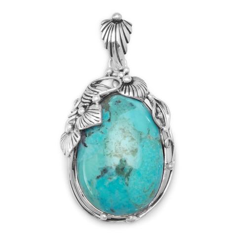 Sterling Silver Turquoise Pendent