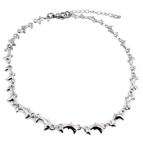 Stainless Steel Dolphin Ankle Bracelet
