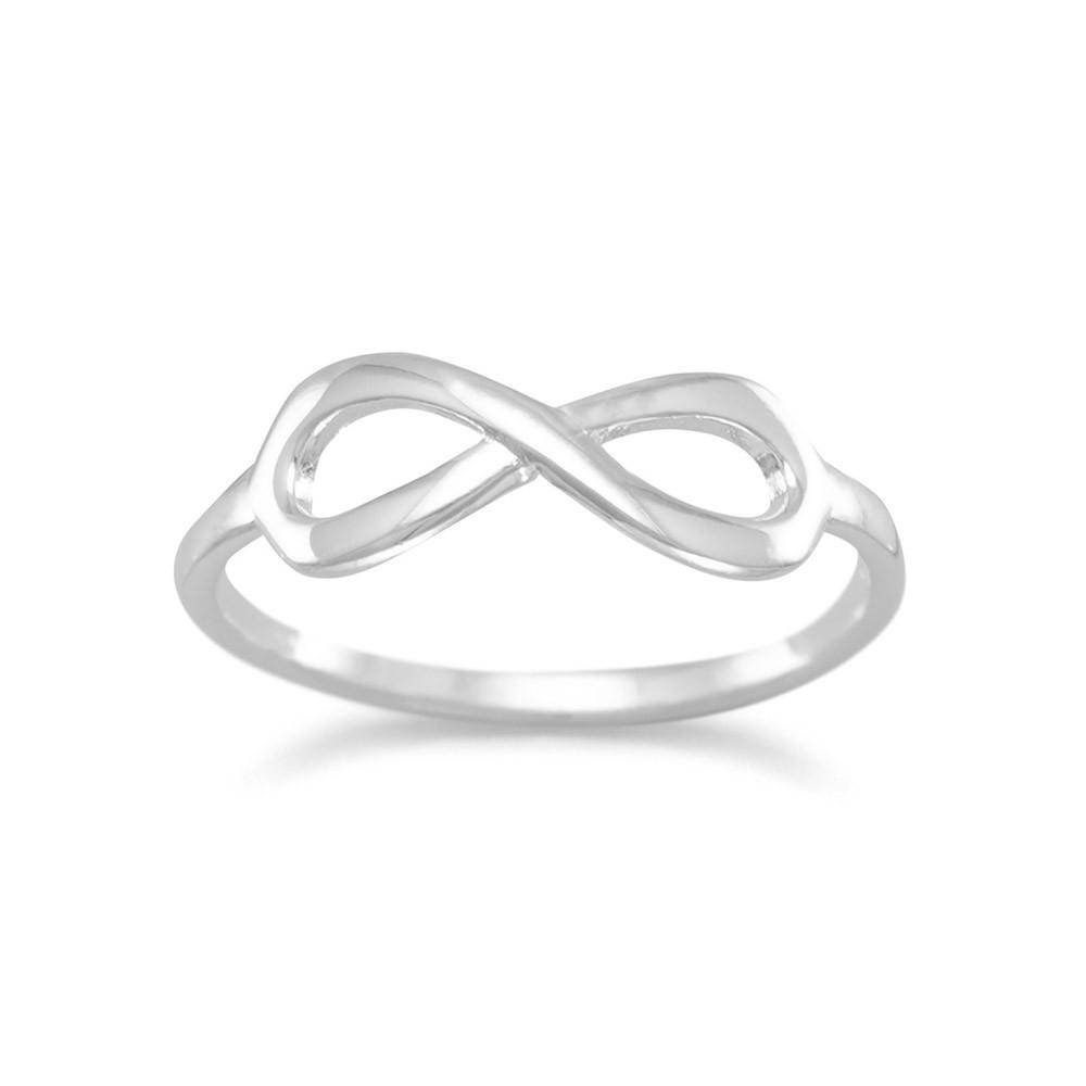 "I Am Infinite!" Polished Infinity Ring