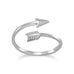 "Aim For Your Dreams" Arrow Wrap Around Ring