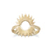 "Shine On!" 14 Karat Gold Plated Sunburst Ring