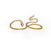 Sassy Serpent! 14 Karat Gold Plated CZ Wrap Snake Ring