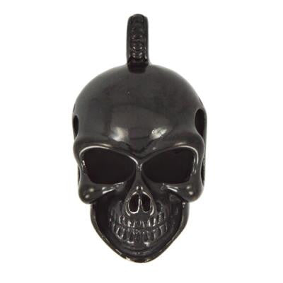 Stainless Steel Black Skull Pendant