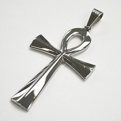 Ankh, Black Stainless Steel Ankh Charm, In stock!