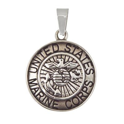 Stainless Steel Unted States Marine Pendant