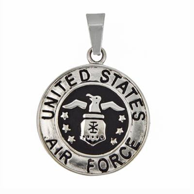 Stainless Steel United States Air Force Pendant