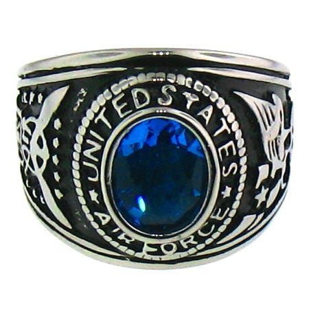 Stainless Steel United States Air Force Ring