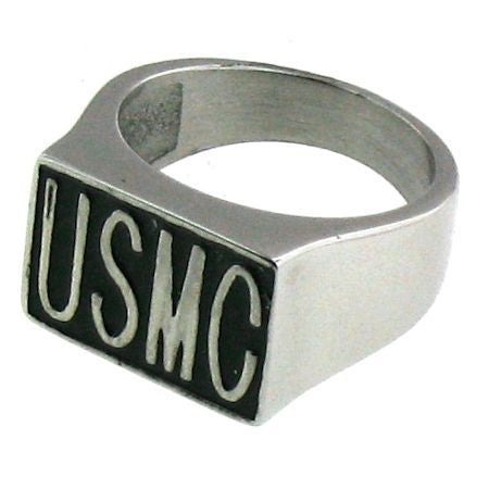 Woman's Stainless Steel USMC Ring