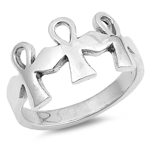 Sterling Silver Ankh Ring