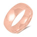 Sterling Silver Wedding Band (Colors - Rose Gold & Yellow Gold)