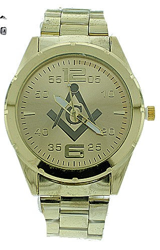 Stainless Steel Gold Mason Watch